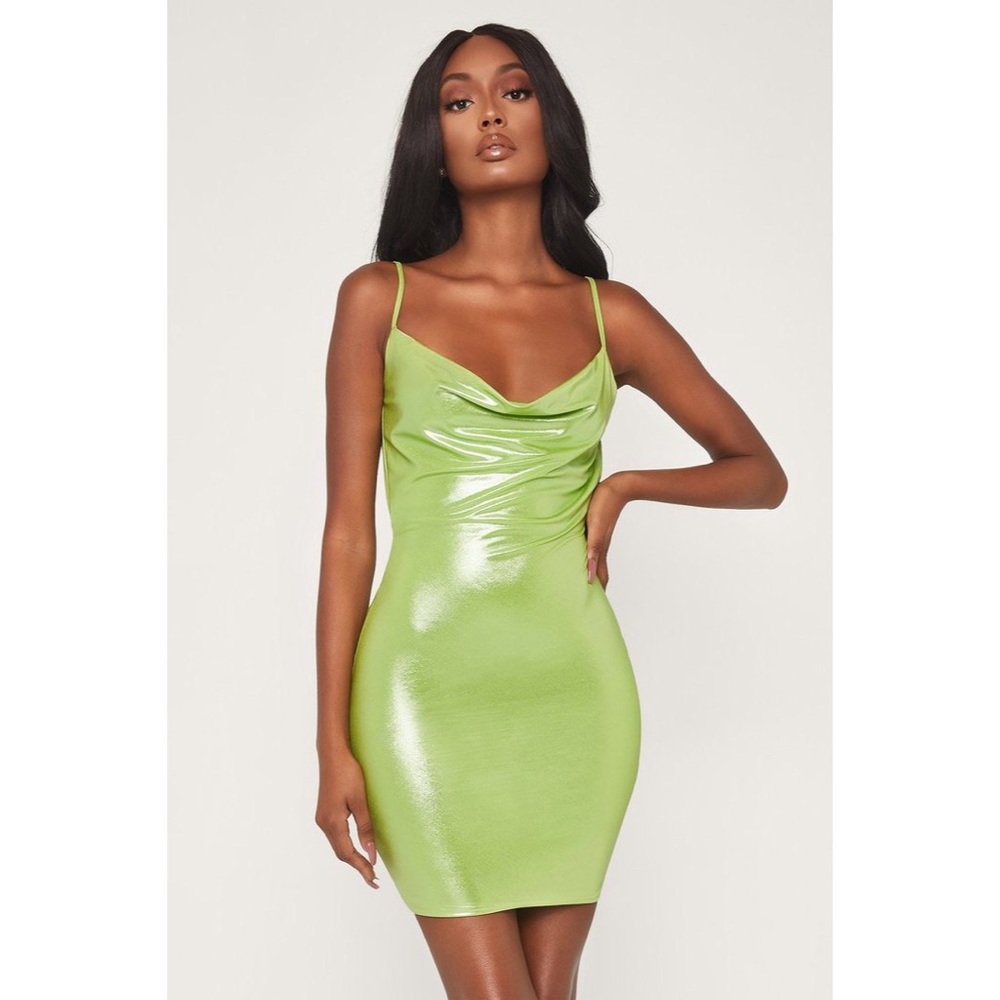 Meshki Lime Green Dress XS